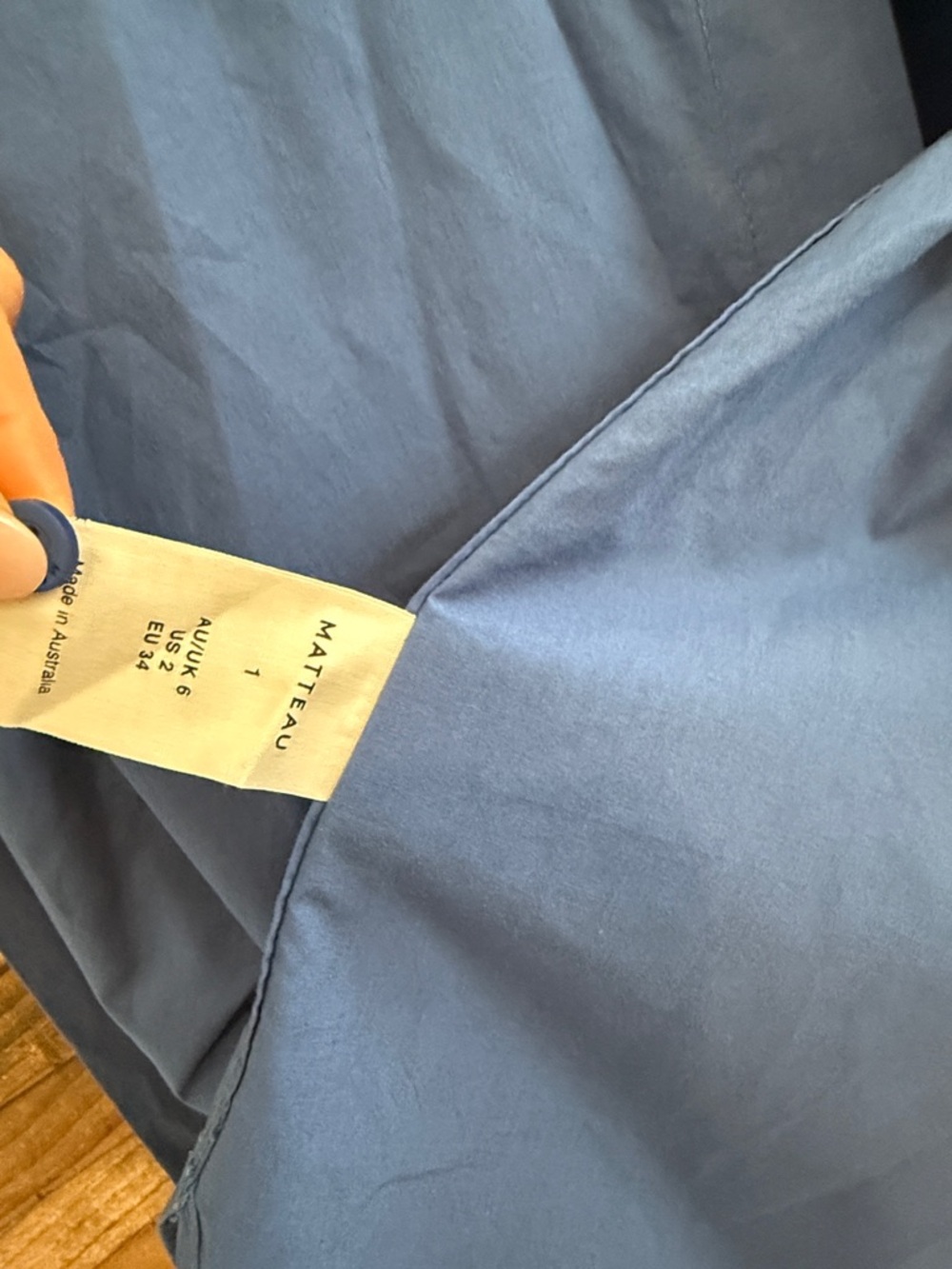 Matteau Blue Button-Up & Short Set - Picture 3 of 5